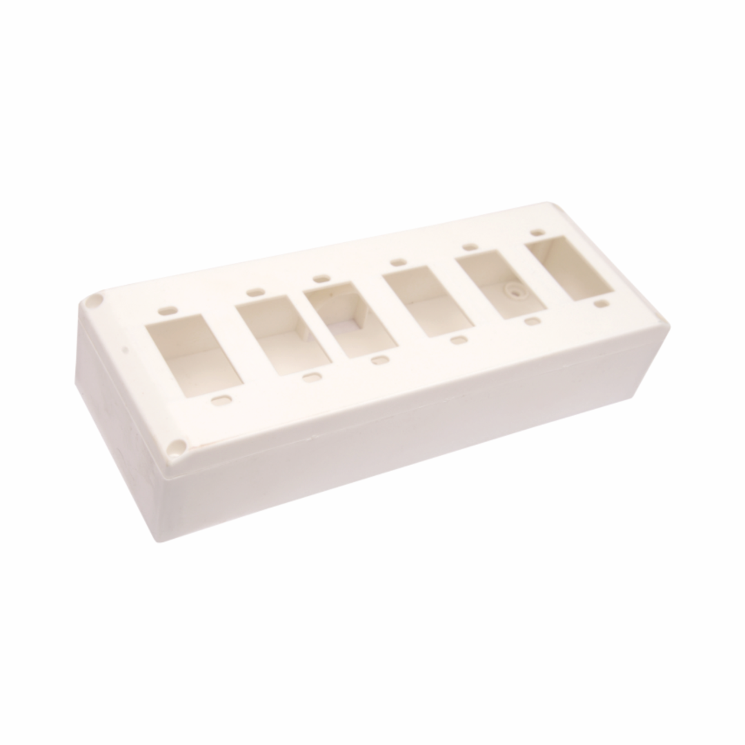 6 Way Simple Gang Box (3D)