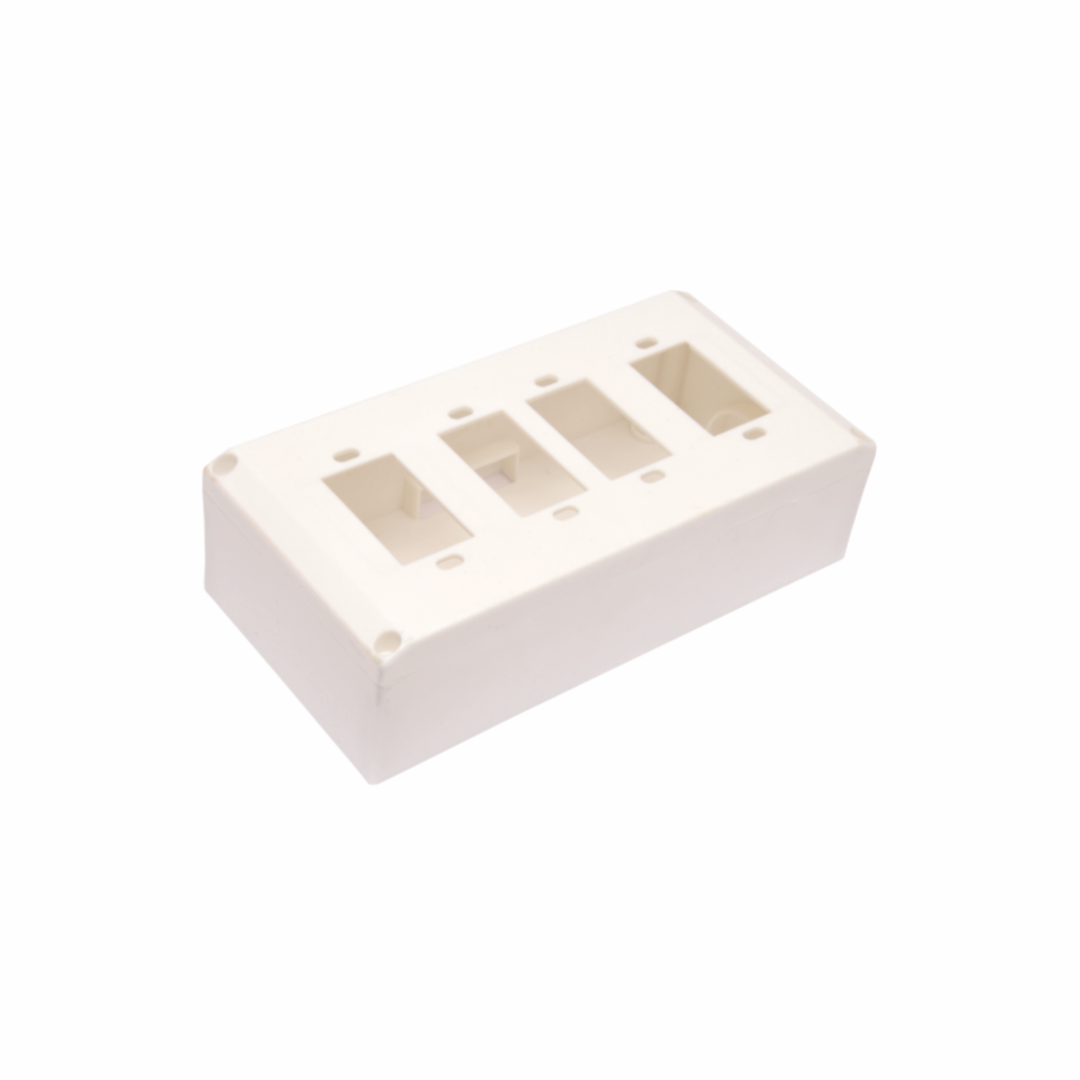 4 Way Simple Gang Box (2D)